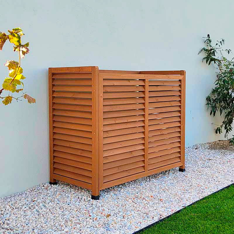 Coffre-Clim-Pivert-Bois-naturel-Brun.jpg Cache clim bois balcon terrasse